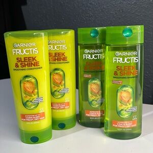 Garnier Fructis Sleek & Shine Hair Care Set